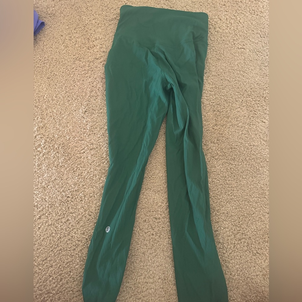 Green lululemon leggings